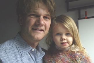 Ben Caldwell and his daughter