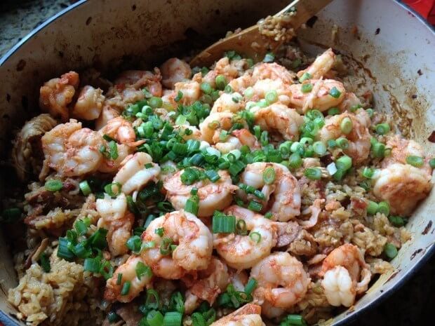Jambalaya with shrimp for cajun shrimp recipe