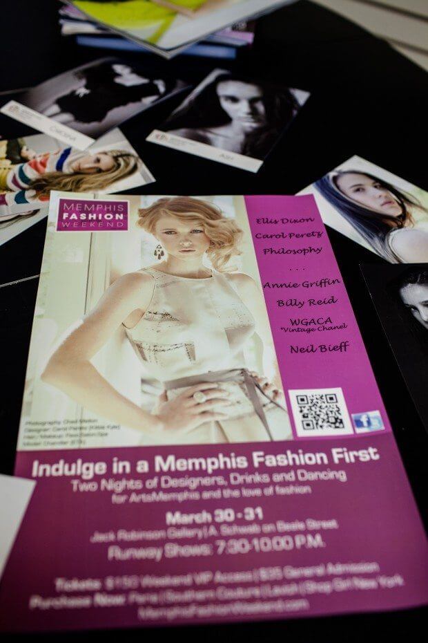 Memphis Fashion Week promotional flyer