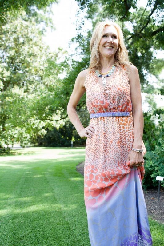 Sherry shows us her patio dress perfect for a summer concert under the stars