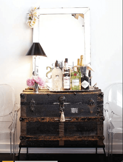 trunk bar cart