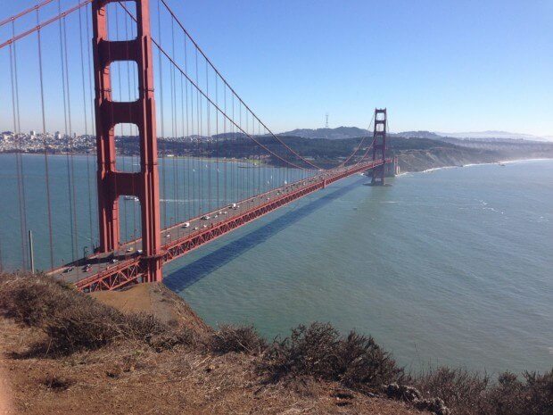 Our kids got to the Golden Gate bridge for the first time. 