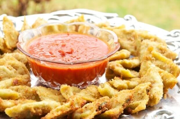 Costco party food includes these delicious fried raviolis!