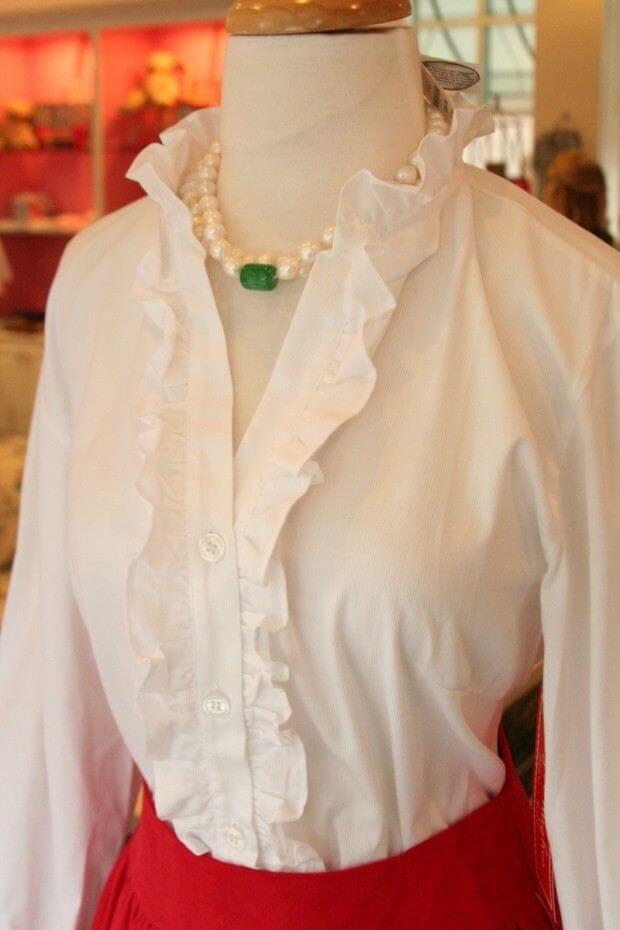 Ruffle Blouse Kayce Hughes
