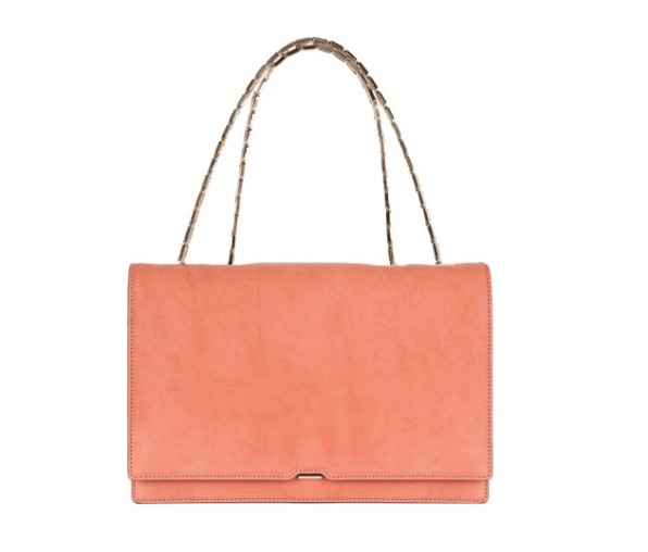 Victoria Beckham Spring 2013 Top Handle in Tangerine will make any basic outfit scream with color! 