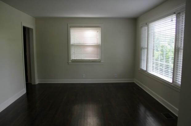 After: Living room