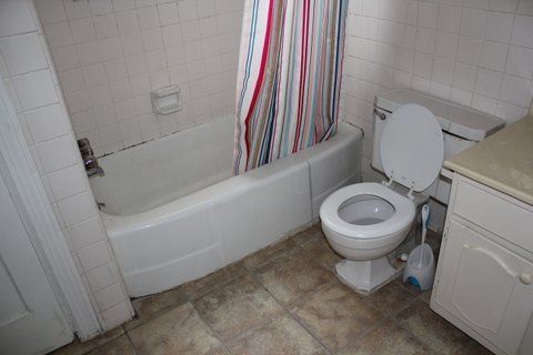 Before: Downstairs bath 