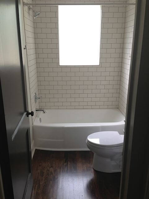 After: Upstairs bath