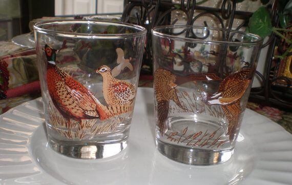 Mid Century Vintage Barware Cocktail Glasses, no longer available.