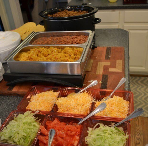 A Taco Bar The Easiest Way To Feed A Crowd StyleBlueprint