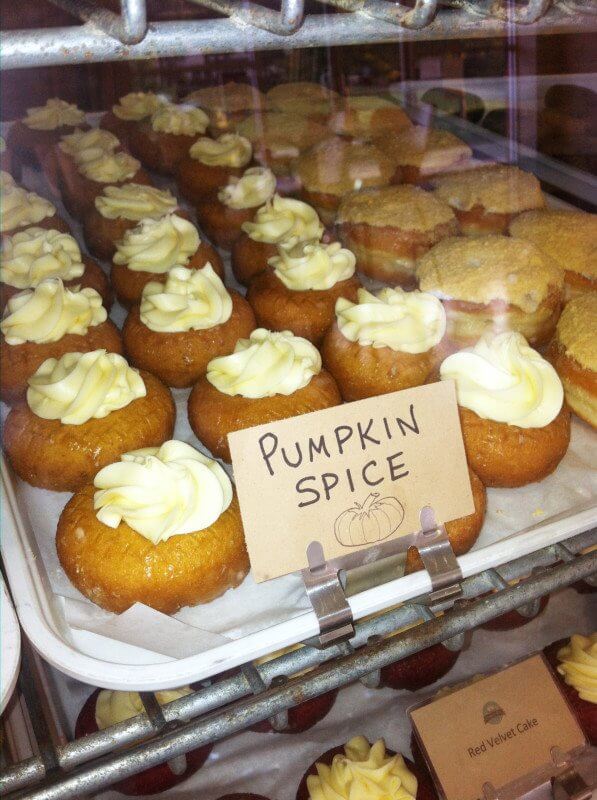 Pumpkin Spice Donuts at The Heavenly Donut.