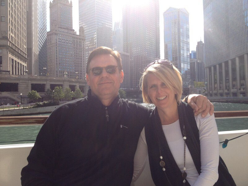 Heidi and her husband.