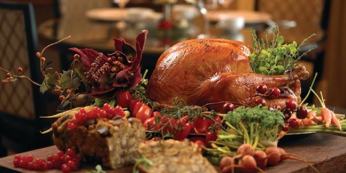 Part of the holiday buffet at Park 75./Image credit The Four Seasons