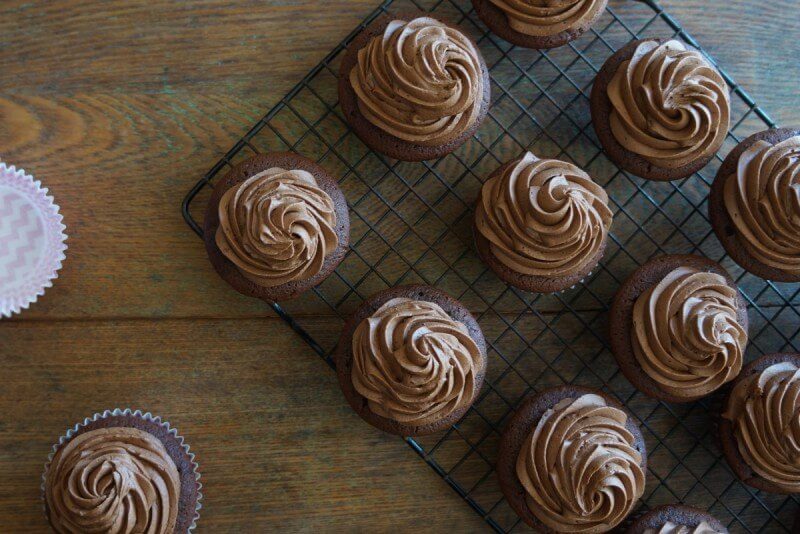 Mexican chocolate cupcakes