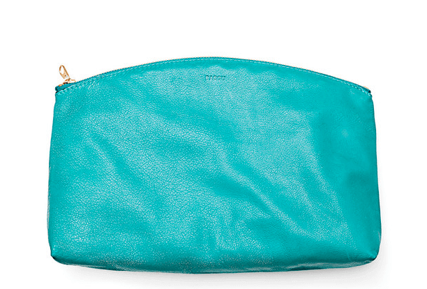 Leather Clutch Turquoise by  BAGGU, $54. At Fab.