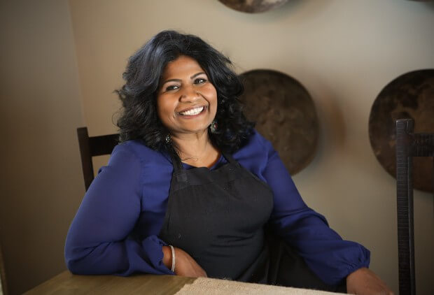 SB FACES of Atlanta: Asha Gomez. Chef and owner of Cardamom Hill, Spice Road Chicken, and Spice to Table 