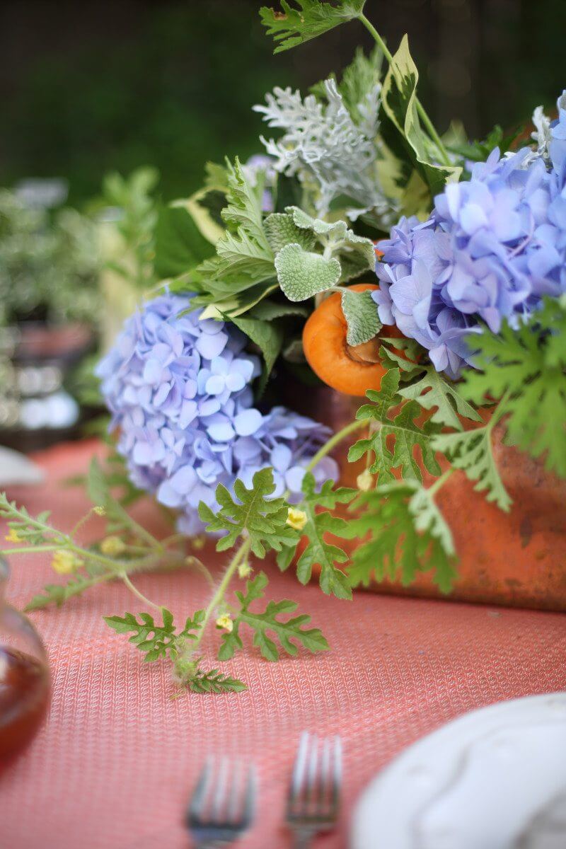 Fresh summer fruit adds a pop of color and a different text