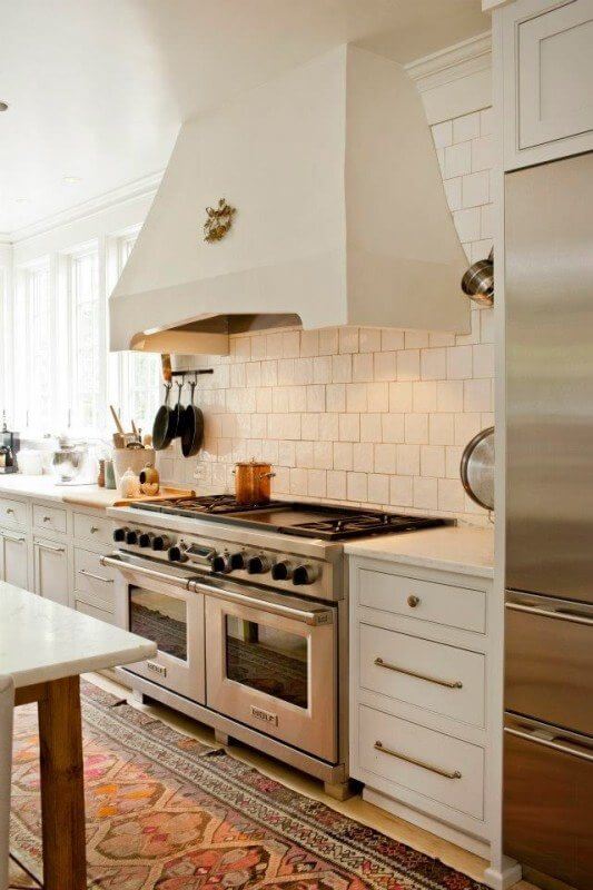 Custom hood and subway tile are timeless!