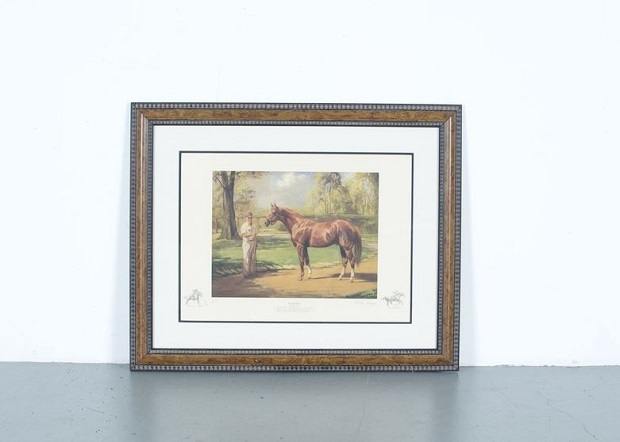 everything but the house helen hayse secretariat print signed