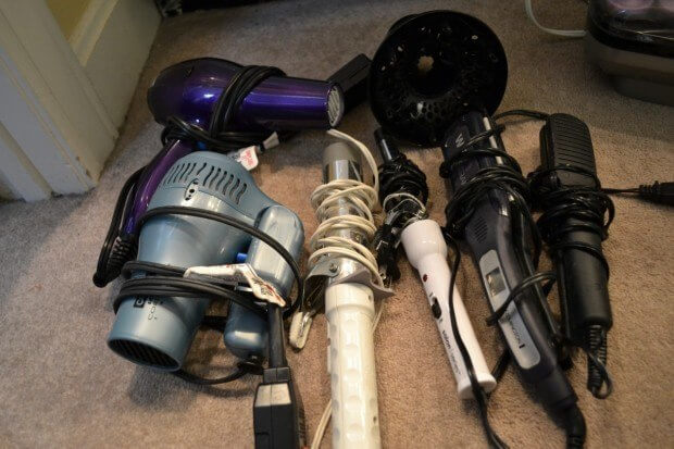 hair products hoarder