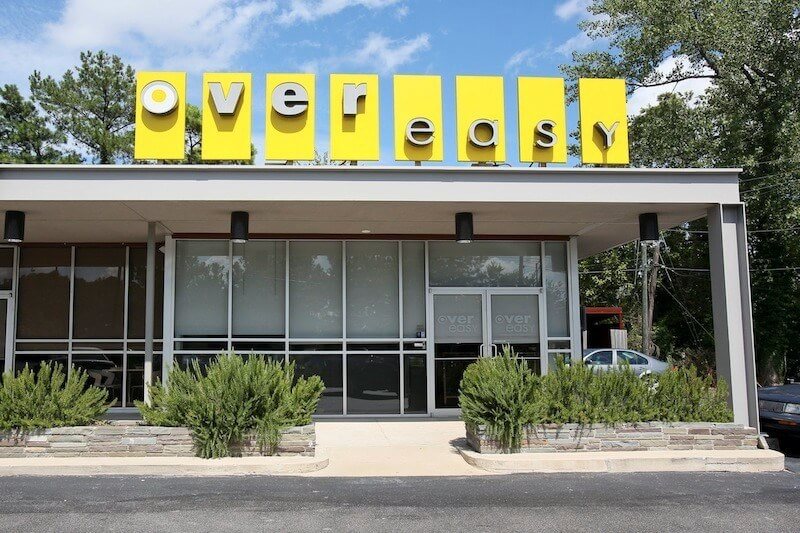Over Easy is located on Hollywood Blvd.
