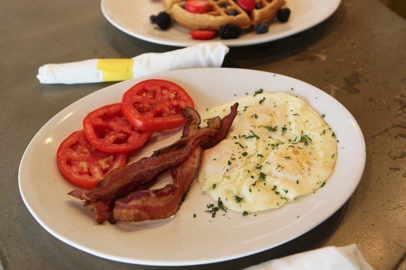 Fresh ingredients with many local and organic options are made with care.