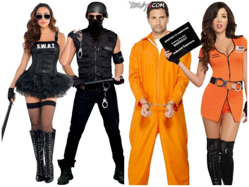 To serve and protect... and embarrass. (Image credit: Party City, Yandy.com)