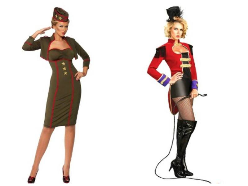 Saunter forth to that school party wearing spandex and pleather! You'll be the hit of the PTA as either Retro Army Girl or The Ringmaster. (Image credit: Target.com)