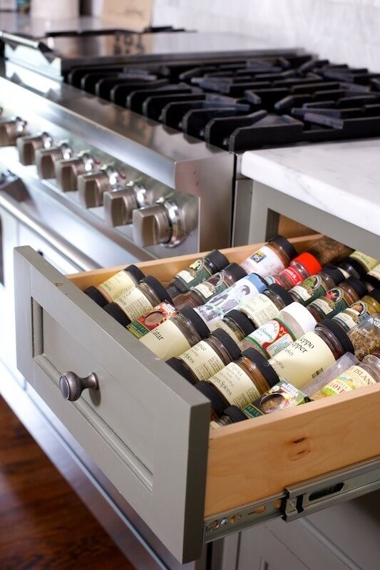 No chef's kitchen is complete without a spice drawer!