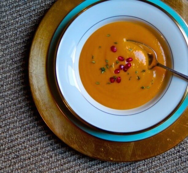 The best pumpkin soup ever! Check out the recipe here.