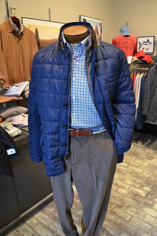 Having a casual day? Great jacket for watching the horses on the backside.