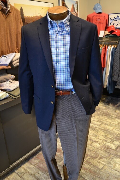 sb fall track navy blazer