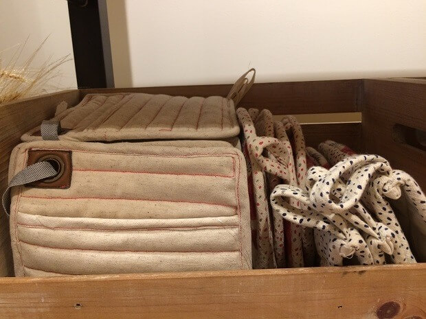 Potholders at Anthropologie for $14.