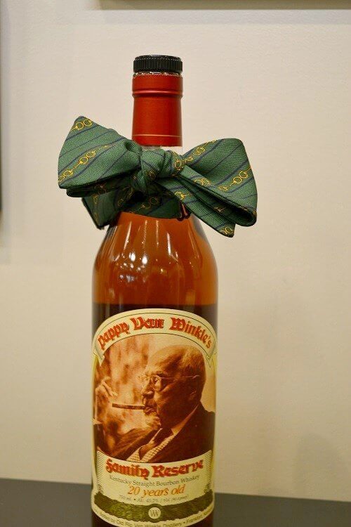 Pappy and a bowtie: a winning combination at the track.