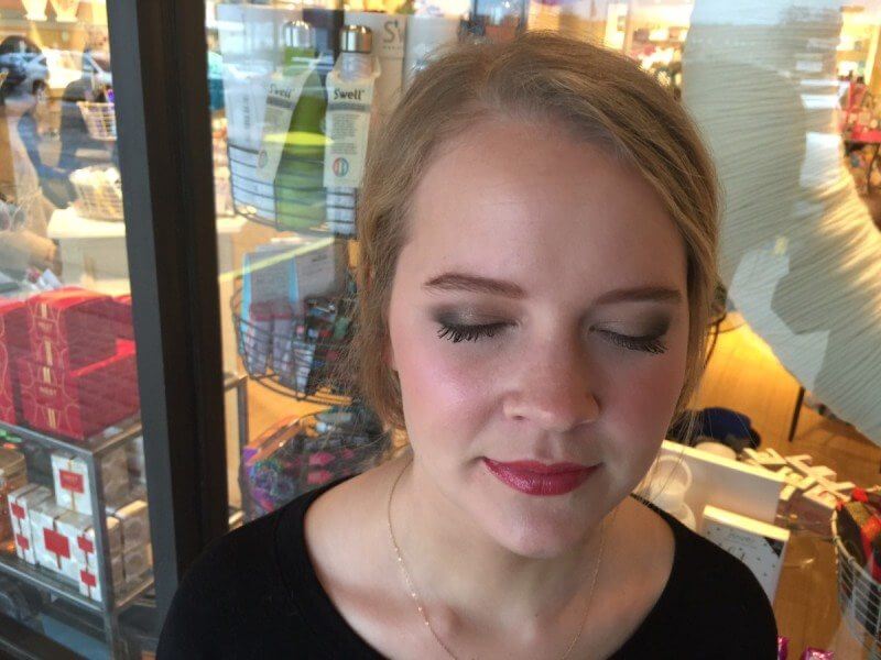 See how the shadow has been applied with a heavier hand and the gel liner as well.
