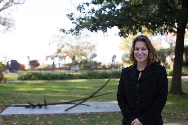 Carissa Hussong, executive director of the National Ornamental Metal Museum