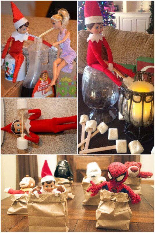 Creative elf inspiration can be found all over Pinterest! 