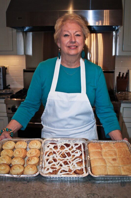 Millie Ray and her delicious orange, cinnamon and traditional rolls