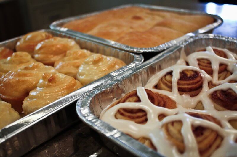 Millie Ray's famous rolls are all made from scratch using the finest of simple ingredients.