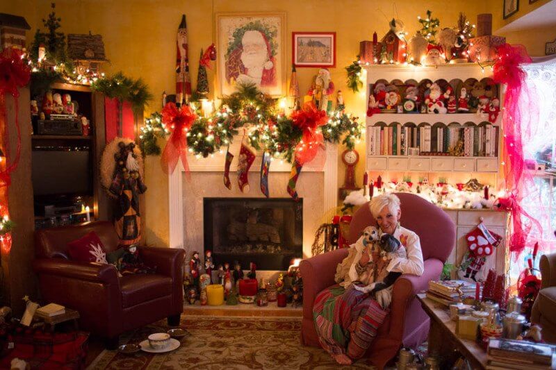 Dianne Petty (aka Mrs. Claus): SB FACES - 4 Dianne Petty at home