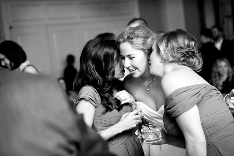 Bride with bridemaids