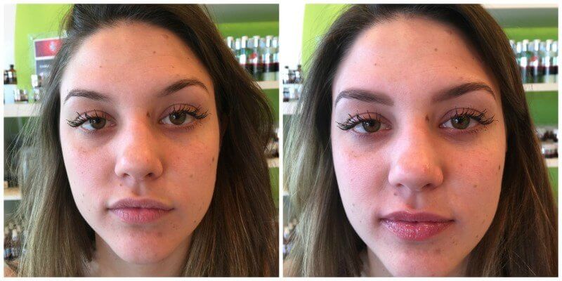 before and after brow makeover