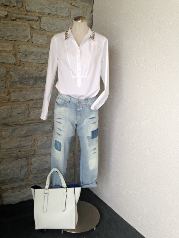 This laid-back look from Jamie is perfect for springtime events!