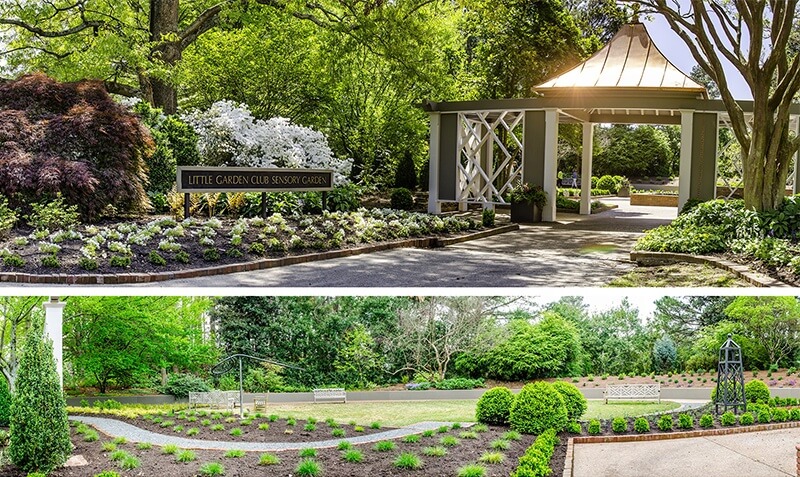 The Sensory Garden at Memphis Botanic Garden, one of many outdoor areas ideal for a wedding event | Image credit: Mark Kalagias, MKX Photography
