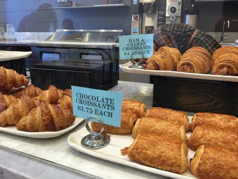 My kids loved the croissants and the Ham and Cheese one looked especially satisfying at Dozen Bakery in Nashville, TN.