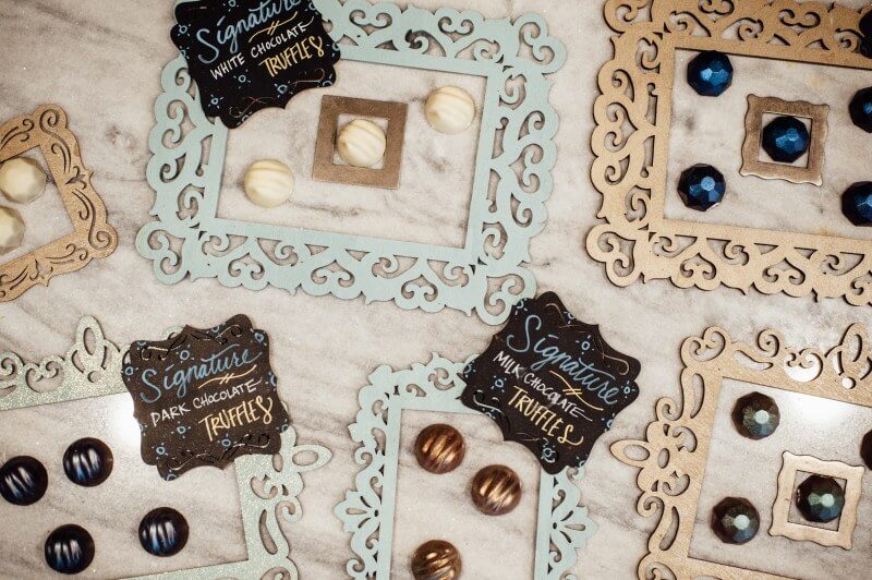 Tempur truffles are beautiful. Each one has its own distinctive flecking, so you always know what flavor you are biting into. 