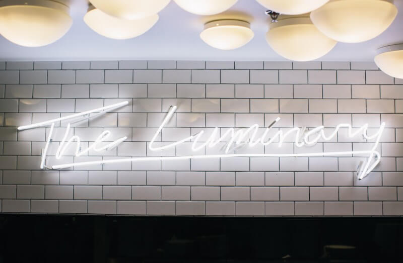 The restaurant's conspicuous neon signage decorates a hefty percentage of customer Instagram posts.