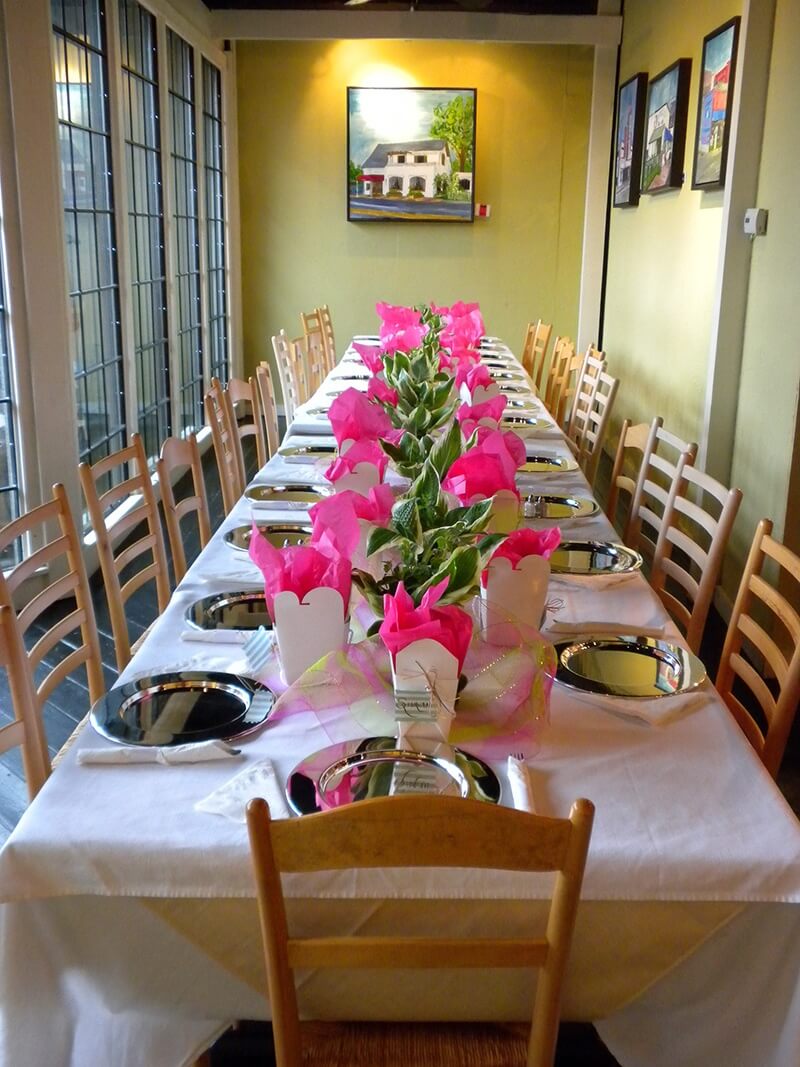 The table is set for a lovely luncheon at Palladio. | Image credit: Palladio