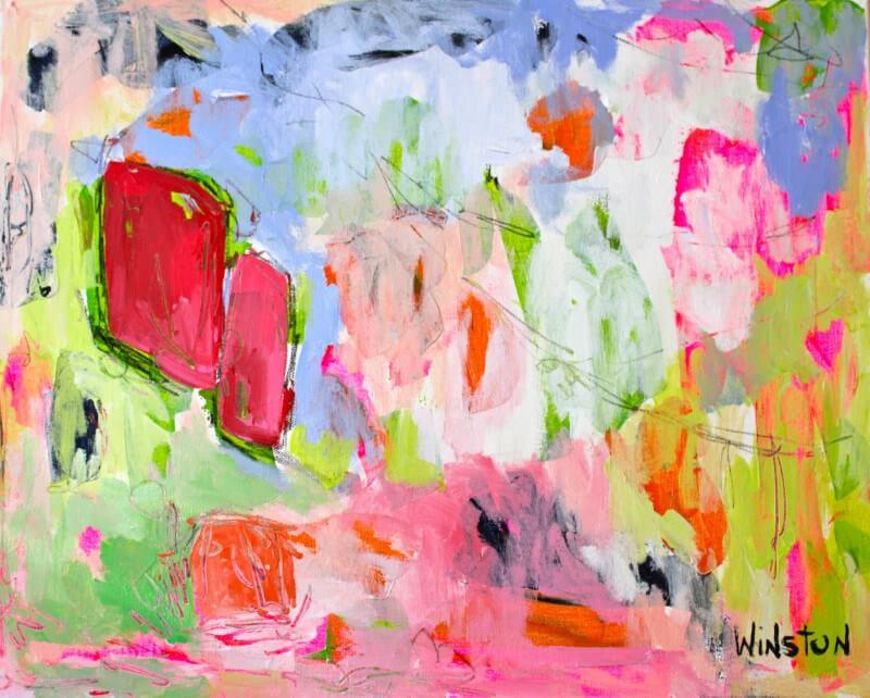 Winston Wiant's dynamic paint strokes really pack a punch! 