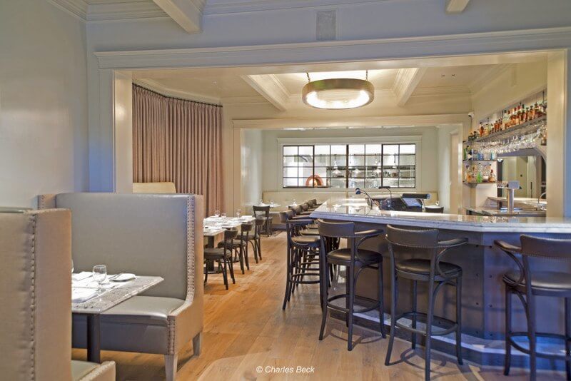 The renovated interior